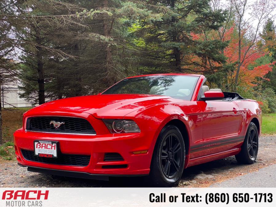 2013 Ford Mustang 2dr Conv V6 Premium, available for sale in Canton , Connecticut | Bach Motor Cars. Canton , Connecticut
