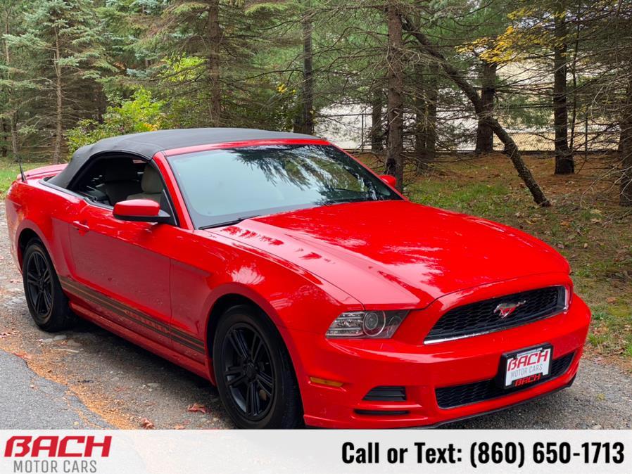 2013 Ford Mustang 2dr Conv V6 Premium, available for sale in Canton , Connecticut | Bach Motor Cars. Canton , Connecticut 2013 Ford Mustang 2dr Conv V6 Premium, available for sale in Canton , Connecticut | Bach Motor Cars. Canton , Connecticut