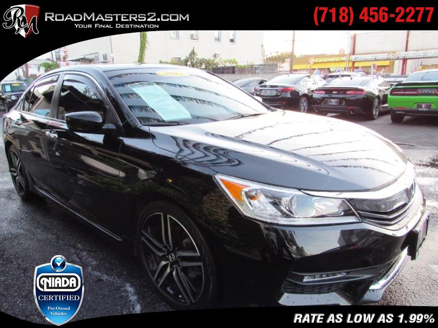 2017 Honda Accord Sedan Sport SE, available for sale in Middle Village, New York | Road Masters II INC. Middle Village, New York
