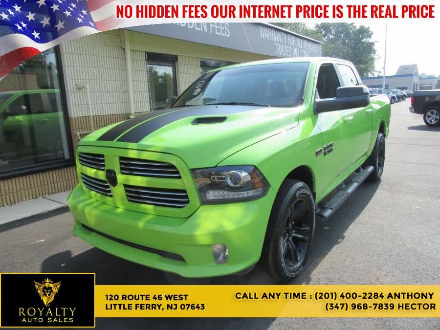 2017 Ram 1500 Sport 4x4 Crew Cab 5''7" Box, available for sale in Little Ferry, New Jersey | Royalty Auto Sales. Little Ferry, New Jersey