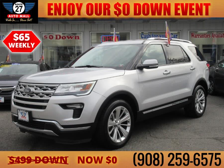 2019 Ford Explorer Limited 4WD, available for sale in Linden, New Jersey | Route 27 Auto Mall. Linden, New Jersey 2019 Ford Explorer Limited 4WD, available for sale in Linden, New Jersey | Route 27 Auto Mall. Linden, New Jersey