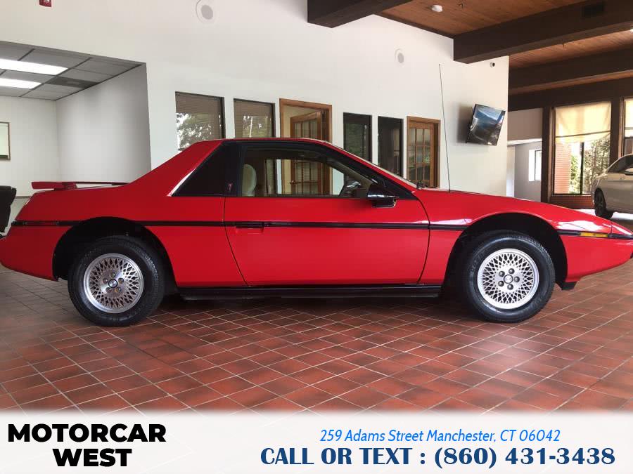1984 Pontiac Fiero 2dr Coupe Sport 4-Spd, available for sale in Manchester, Connecticut | Motorcar West. Manchester, Connecticut 1984 Pontiac Fiero 2dr Coupe Sport 4-Spd, available for sale in Manchester, Connecticut | Motorcar West. Manchester, Connecticut