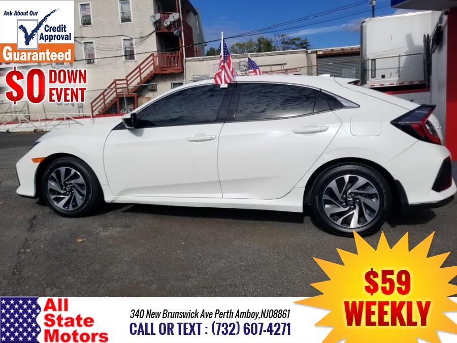 2018 Honda Civic Hatchback LX CVT, available for sale in Perth Amboy, New Jersey | All State Motor Inc. Perth Amboy, New Jersey 2018 Honda Civic Hatchback LX CVT, available for sale in Perth Amboy, New Jersey | All State Motor Inc. Perth Amboy, New Jersey