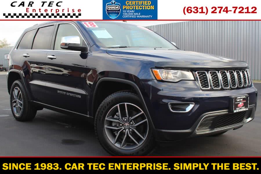 2018 Jeep Grand Cherokee Limited 4x4, available for sale in Deer Park, New York | Car Tec Enterprise Leasing & Sales LLC. Deer Park, New York