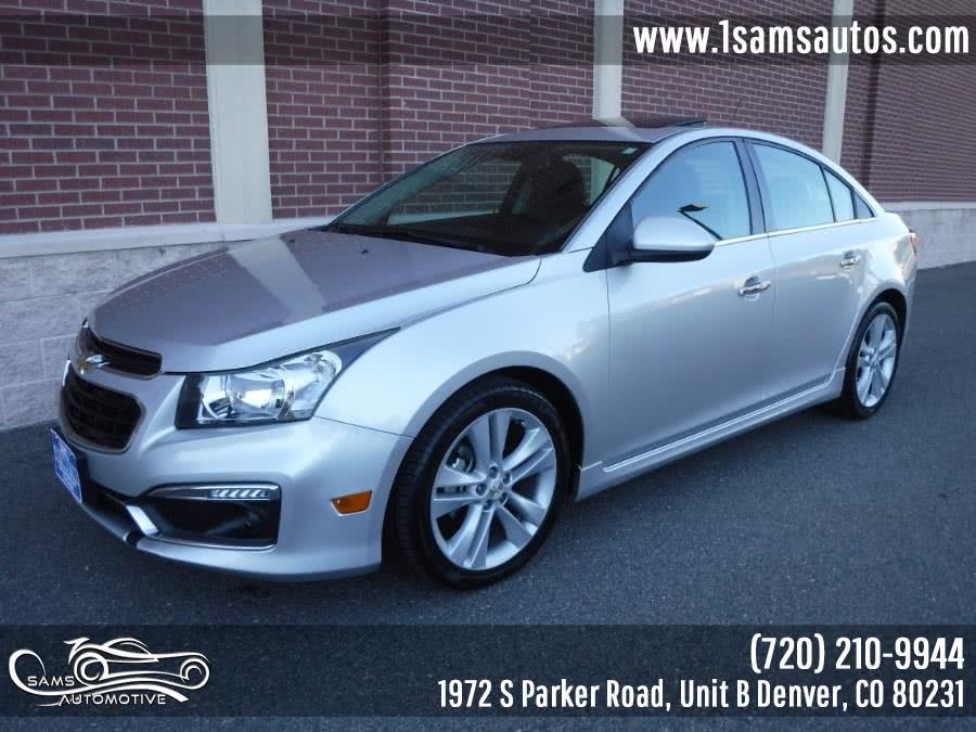 2015 Chevrolet Cruze 4dr Sdn LTZ, available for sale in Denver, Colorado | Sam's Automotive. Denver, Colorado