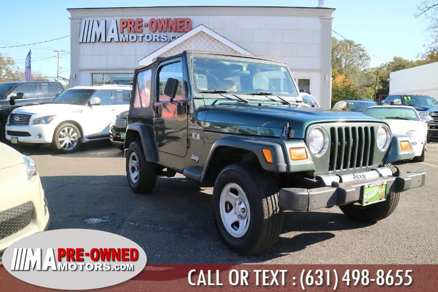 2002 Jeep Wrangler 2dr X, available for sale in Huntington Station, New York | M & A Motors. Huntington Station, New York