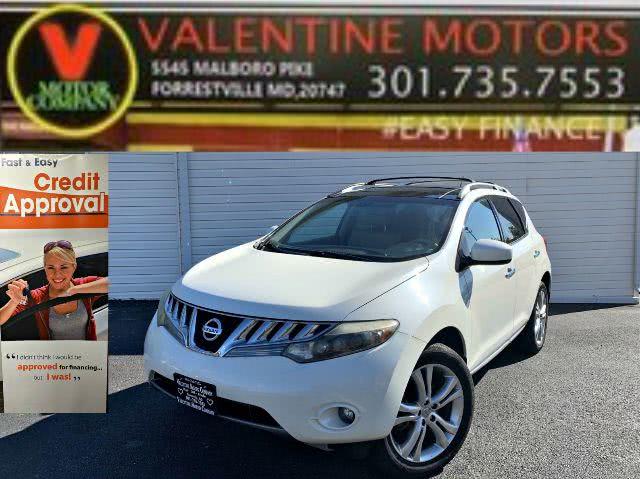 2009 Nissan Murano LE, available for sale in Forestville, Maryland | Valentine Motor Company. Forestville, Maryland