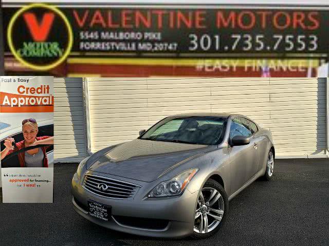2008 Infiniti G37 Coupe Base, available for sale in Forestville, Maryland | Valentine Motor Company. Forestville, Maryland