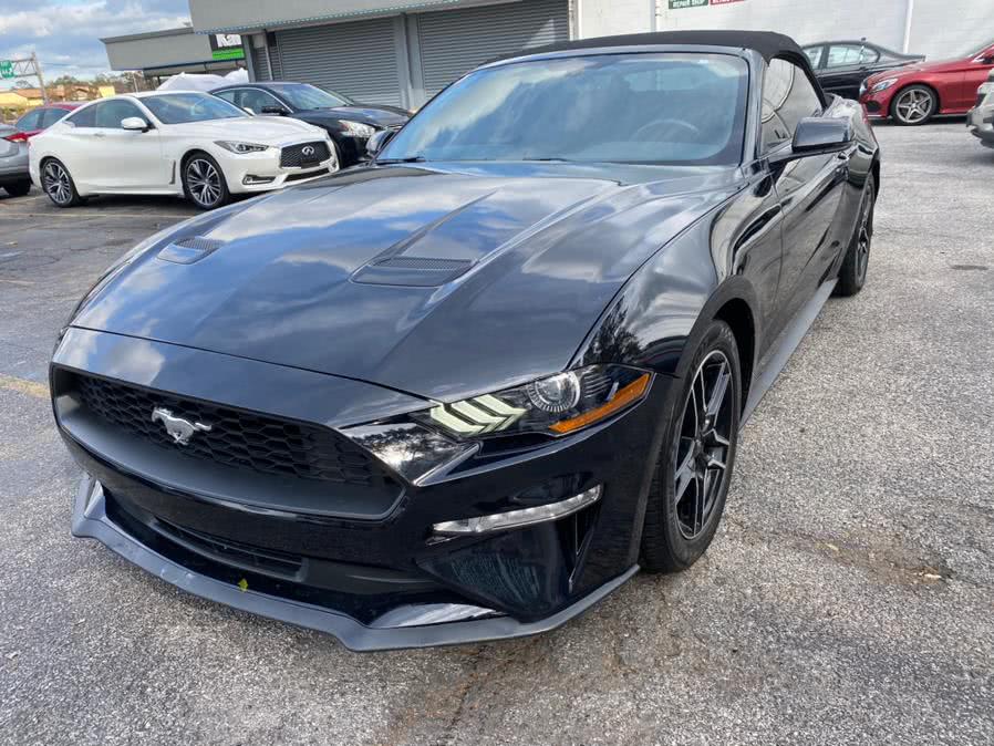2018 Ford Mustang EcoBoost Convertible, available for sale in Bayshore, New York | Peak Automotive Inc.. Bayshore, New York