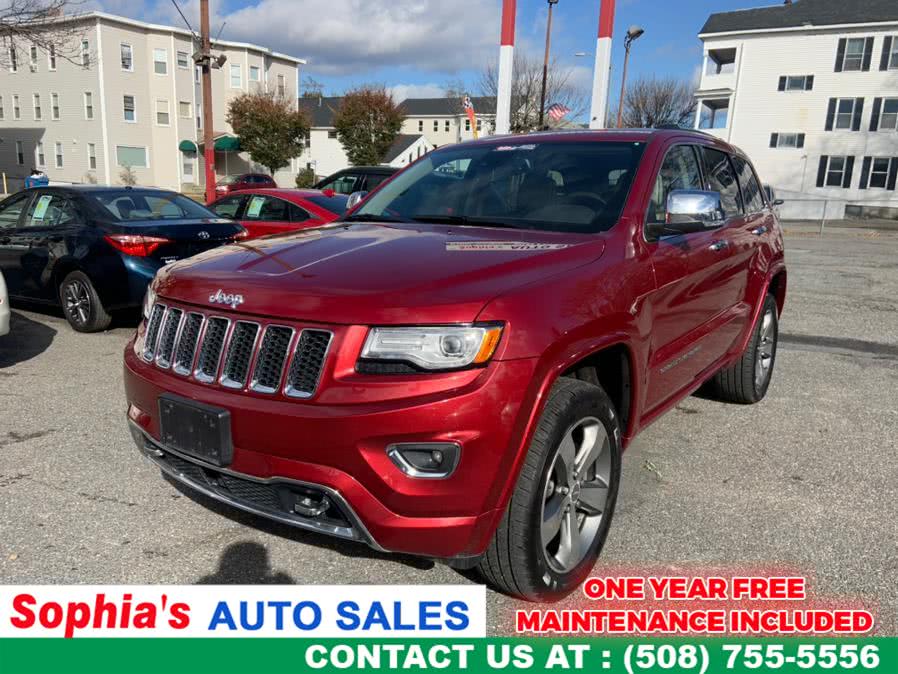 2015 Jeep Grand Cherokee 4WD 4dr Overland, available for sale in Worcester, Massachusetts | Sophia's Auto Sales Inc. Worcester, Massachusetts