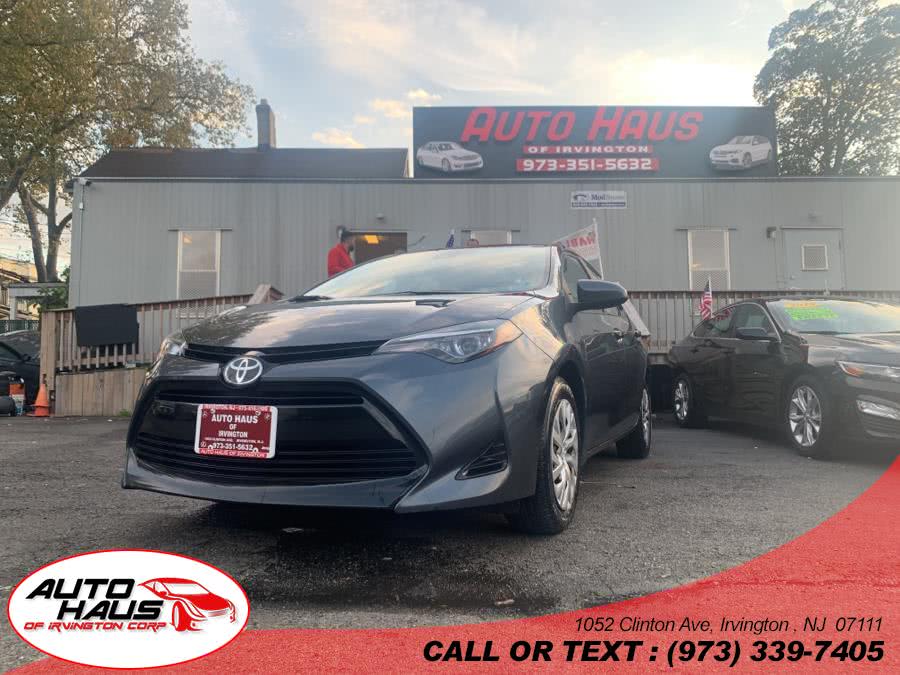 2018 Toyota Corolla LE CVT (Natl), available for sale in Irvington , New Jersey | Auto Haus of Irvington Corp. Irvington , New Jersey
