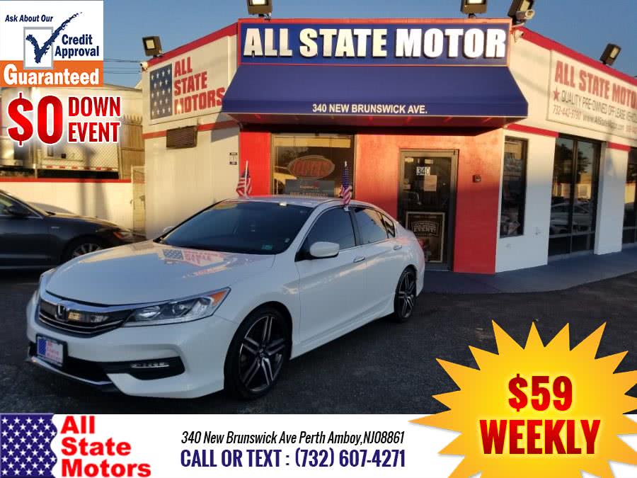 2017 Honda Accord Sedan Sport CVT, available for sale in Perth Amboy, New Jersey | All State Motor Inc. Perth Amboy, New Jersey 2017 Honda Accord Sedan Sport CVT, available for sale in Perth Amboy, New Jersey | All State Motor Inc. Perth Amboy, New Jersey