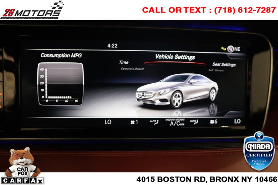 Used Mercedes-Benz S-Class S 550 4MATIC Coupe 2017 | 26 Motors Corp. Bronx, New York Used Mercedes-Benz S-Class S 550 4MATIC Coupe 2017 | 26 Motors Corp. Bronx, New York