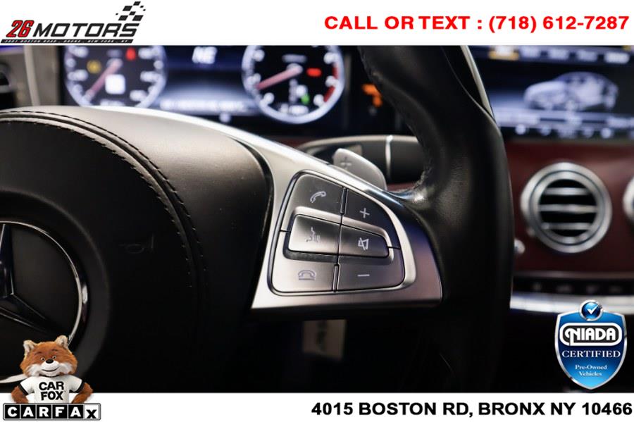 Used Mercedes-Benz S-Class S 550 4MATIC Coupe 2017 | 26 Motors Corp. Bronx, New York Used Mercedes-Benz S-Class S 550 4MATIC Coupe 2017 | 26 Motors Corp. Bronx, New York