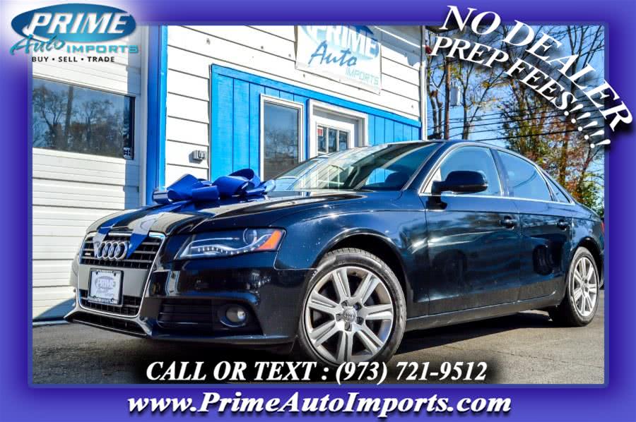 2012 Audi A4 4dr Sdn Auto quattro 2.0T Premium, available for sale in Bloomingdale, New Jersey | Prime Auto Imports. Bloomingdale, New Jersey