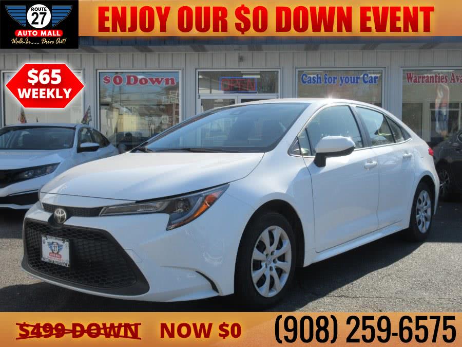 2020 Toyota Corolla LE CVT (Natl), available for sale in Linden, New Jersey | Route 27 Auto Mall. Linden, New Jersey 2020 Toyota Corolla LE CVT (Natl), available for sale in Linden, New Jersey | Route 27 Auto Mall. Linden, New Jersey