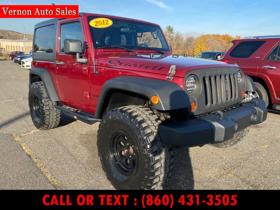 2012 Jeep Wrangler 4WD 2dr Sport, available for sale in Manchester, Connecticut | Vernon Auto Sale & Service. Manchester, Connecticut 2012 Jeep Wrangler 4WD 2dr Sport, available for sale in Manchester, Connecticut | Vernon Auto Sale & Service. Manchester, Connecticut