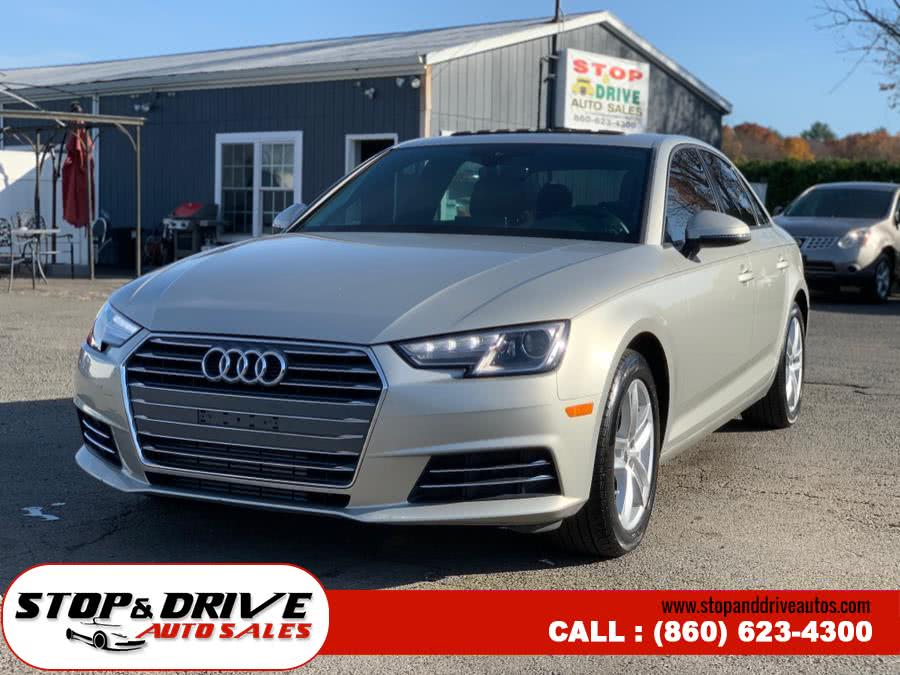 2017 Audi A4 2.0 TFSI Auto Premium FWD, available for sale in East Windsor, Connecticut | Stop & Drive Auto Sales. East Windsor, Connecticut