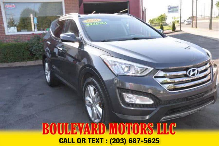 2016 Hyundai Santa Fe Sport 2.0T Sport Utility 4D, available for sale in New Haven, Connecticut | Boulevard Motors LLC. New Haven, Connecticut
