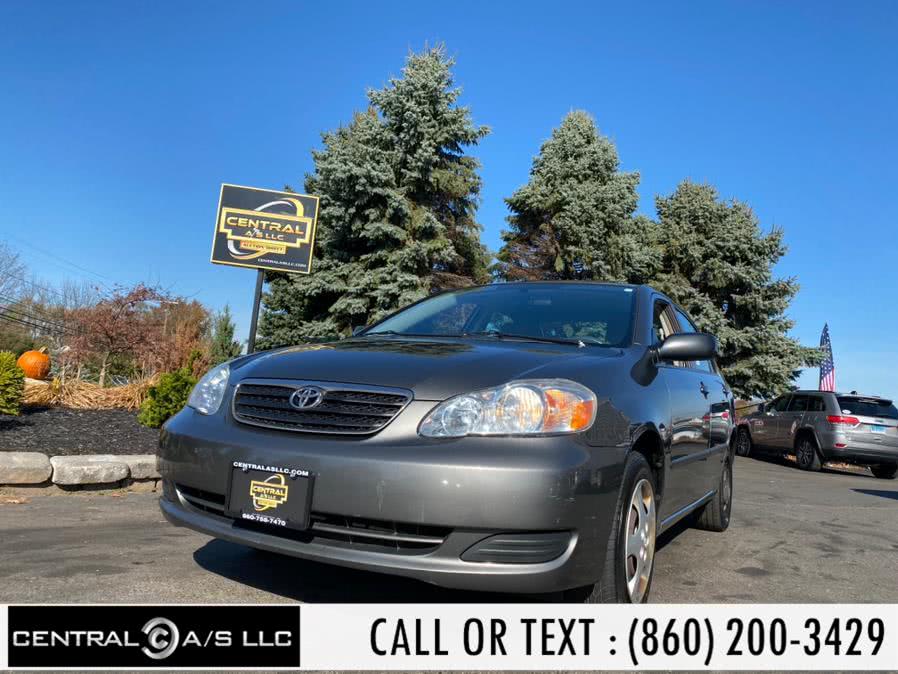 2008 Toyota Corolla 4dr Sdn Auto CE (Natl), available for sale in East Windsor, Connecticut | Central A/S LLC. East Windsor, Connecticut