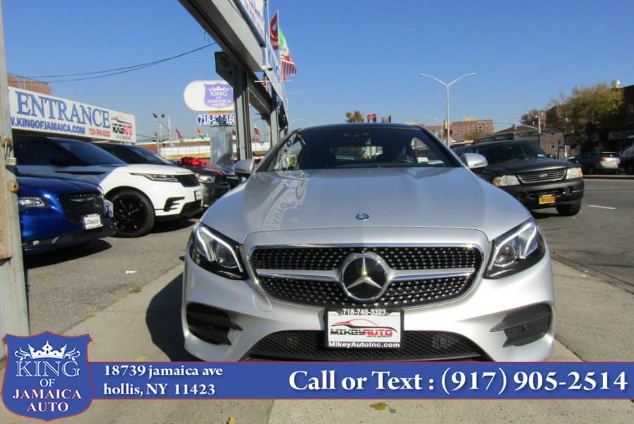 2018 Mercedes-Benz E-Class E 400 4MATIC Coupe, available for sale in Hollis, New York | King of Jamaica Auto Inc. Hollis, New York 2018 Mercedes-Benz E-Class E 400 4MATIC Coupe, available for sale in Hollis, New York | King of Jamaica Auto Inc. Hollis, New York