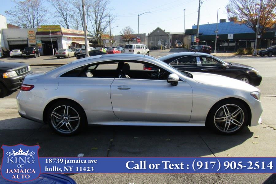 2018 Mercedes-Benz E-Class E 400 4MATIC Coupe, available for sale in Hollis, New York | King of Jamaica Auto Inc. Hollis, New York 2018 Mercedes-Benz E-Class E 400 4MATIC Coupe, available for sale in Hollis, New York | King of Jamaica Auto Inc. Hollis, New York