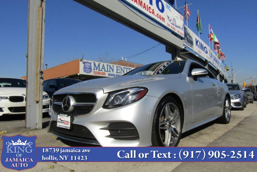 2018 Mercedes-Benz E-Class E 400 4MATIC Coupe, available for sale in Hollis, New York | King of Jamaica Auto Inc. Hollis, New York 2018 Mercedes-Benz E-Class E 400 4MATIC Coupe, available for sale in Hollis, New York | King of Jamaica Auto Inc. Hollis, New York