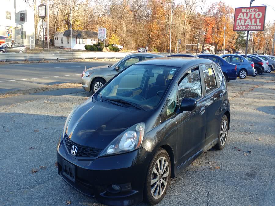 2013 Honda Fit 5dr HB Auto Sport, available for sale in Chicopee, Massachusetts | Matts Auto Mall LLC. Chicopee, Massachusetts
