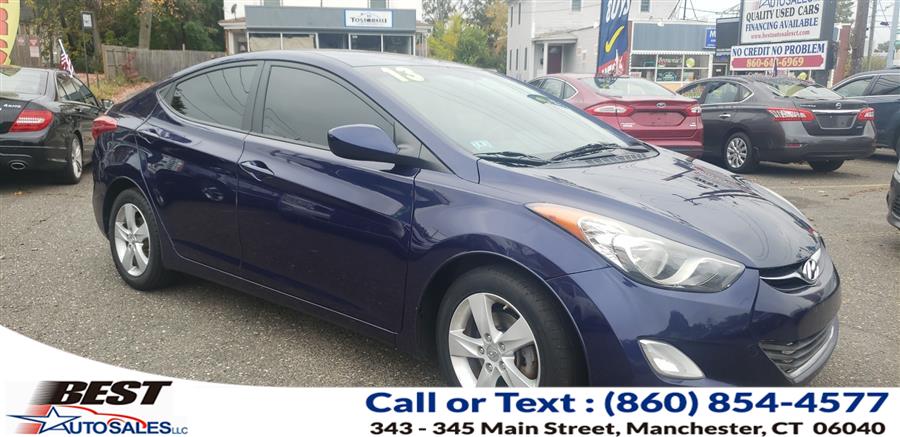 2013 Hyundai Elantra 4dr Sdn Auto GLS, available for sale in Manchester, Connecticut | Best Auto Sales LLC. Manchester, Connecticut 2013 Hyundai Elantra 4dr Sdn Auto GLS, available for sale in Manchester, Connecticut | Best Auto Sales LLC. Manchester, Connecticut