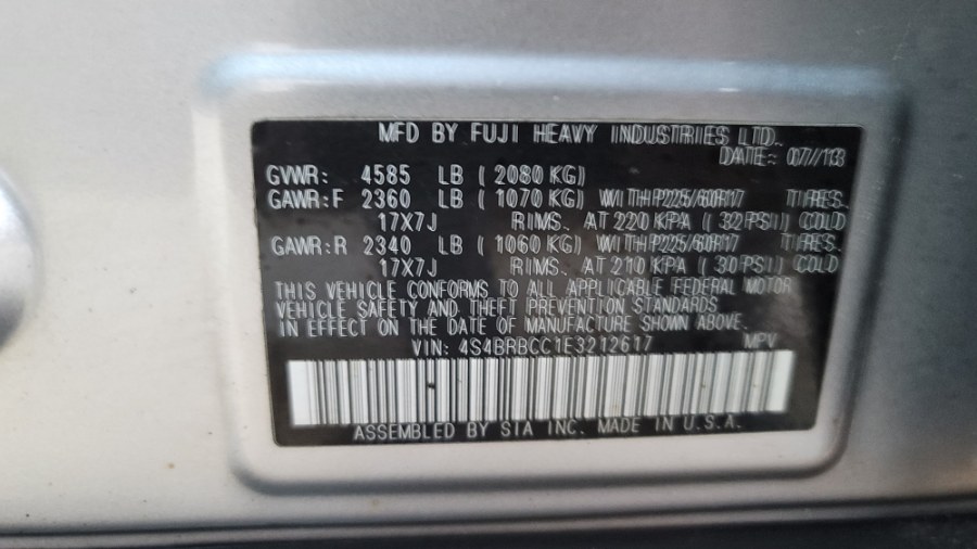 Used Subaru Outback 4dr Wgn H4 Auto 2.5i Premium 2014 | House of Cars. Watertown, Connecticut Used Subaru Outback 4dr Wgn H4 Auto 2.5i Premium 2014 | House of Cars. Watertown, Connecticut
