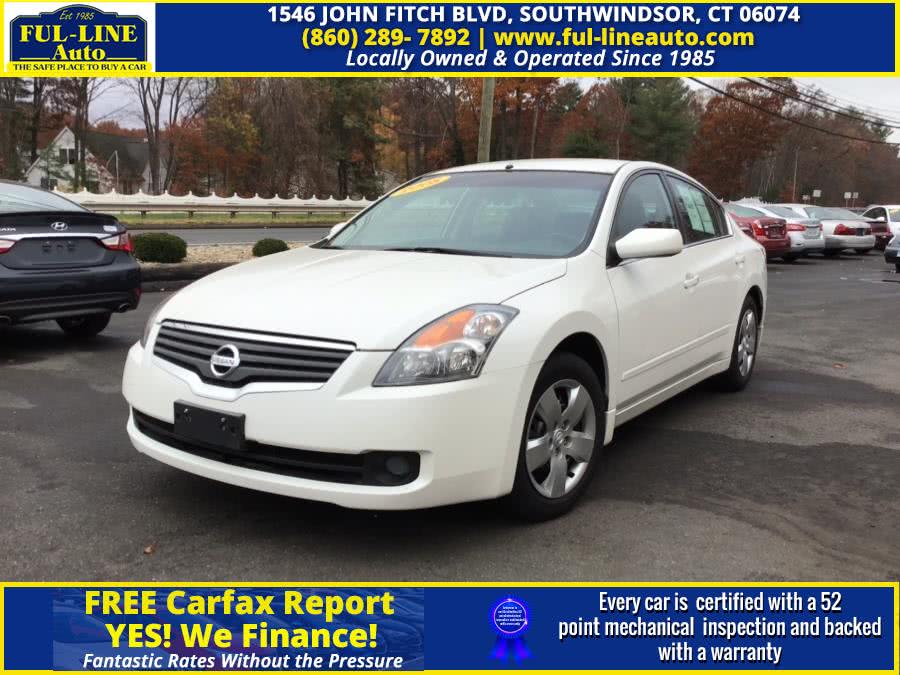 2008 Nissan Altima 4dr Sdn I4 CVT 2.5 S ULEV, available for sale in South Windsor , Connecticut | Ful-line Auto LLC. South Windsor , Connecticut