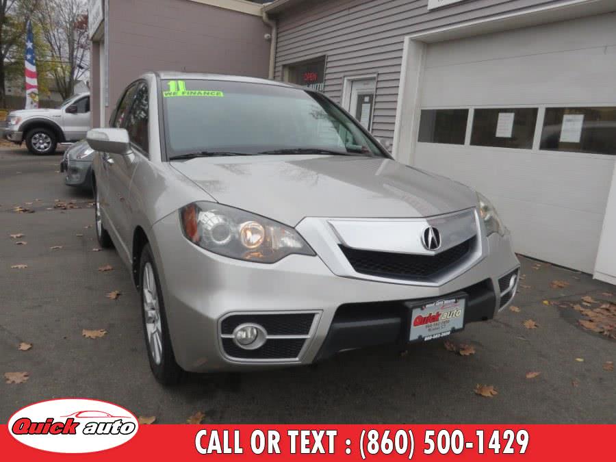 2011 Acura RDX AWD 4dr, available for sale in Bristol, Connecticut | Quick Auto LLC. Bristol, Connecticut