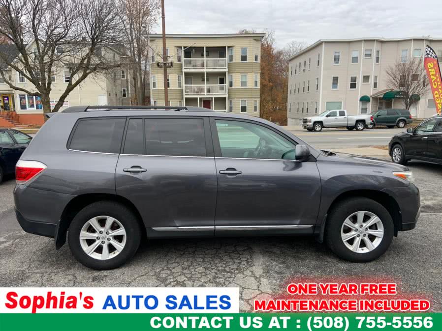 2012 Toyota Highlander 4WD 4dr V6, available for sale in Worcester, Massachusetts | Sophia's Auto Sales Inc. Worcester, Massachusetts