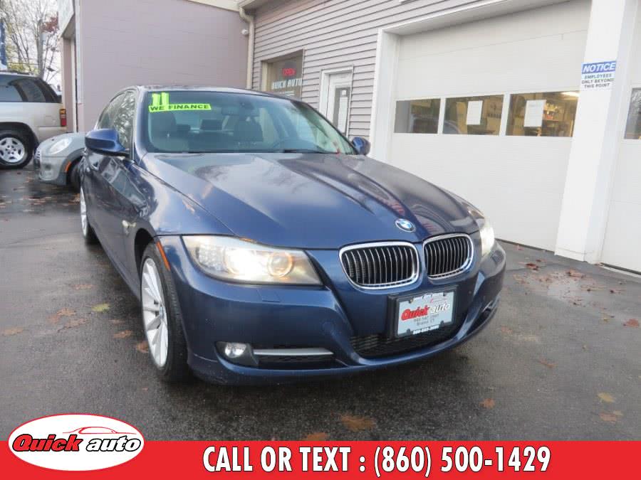 2011 BMW 3 Series 4dr Sdn 335i xDrive AWD, available for sale in Bristol, Connecticut | Quick Auto LLC. Bristol, Connecticut