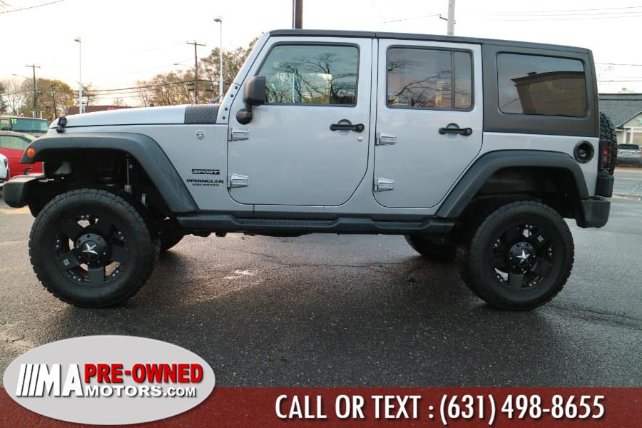 2016 Jeep Wrangler Unlimited 4WD 4dr Sport, available for sale in Huntington Station, New York | M & A Motors. Huntington Station, New York 2016 Jeep Wrangler Unlimited 4WD 4dr Sport, available for sale in Huntington Station, New York | M & A Motors. Huntington Station, New York