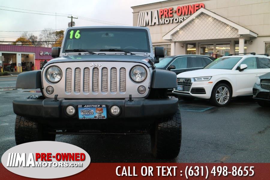 2016 Jeep Wrangler Unlimited 4WD 4dr Sport, available for sale in Huntington Station, New York | M & A Motors. Huntington Station, New York 2016 Jeep Wrangler Unlimited 4WD 4dr Sport, available for sale in Huntington Station, New York | M & A Motors. Huntington Station, New York
