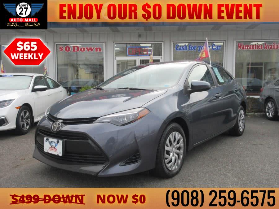 Used Toyota Corolla LE CVT (Natl) 2018 | Route 27 Auto Mall. Linden, New Jersey
