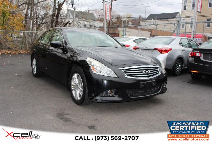 2011 Infiniti G37x Sedan 4dr x AWD, available for sale in Paterson, New Jersey | Xcell Motors LLC. Paterson, New Jersey