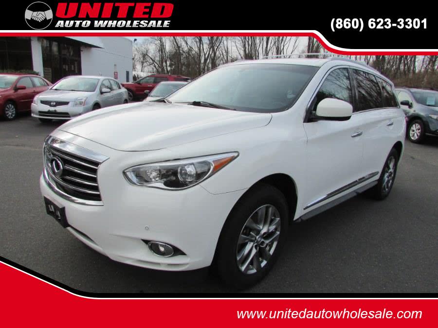 2013 Infiniti JX35 AWD 4dr, available for sale in East Windsor, Connecticut | United Auto Sales of E Windsor, Inc. East Windsor, Connecticut