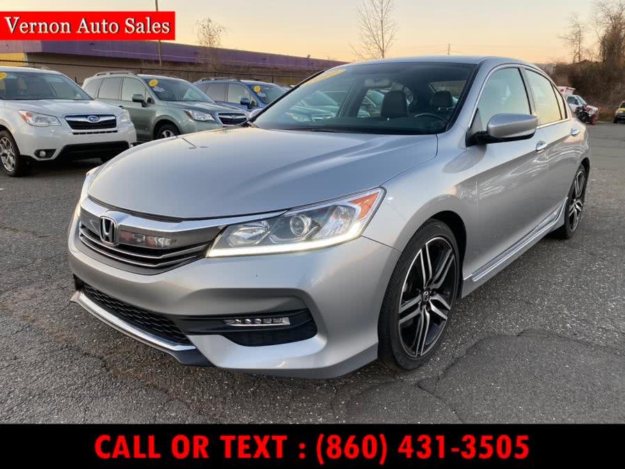 Used Honda Accord Sedan Sport SE CVT 2017 | Vernon Auto Sale & Service. Manchester, Connecticut