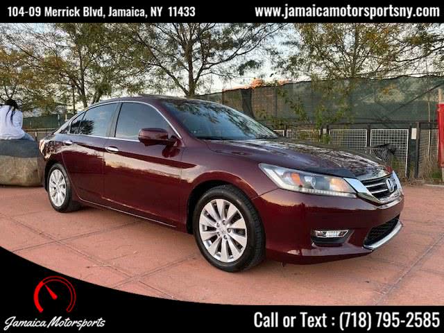 2013 Honda Accord Sdn 4dr I4 CVT EX-L, available for sale in Jamaica, New York | Jamaica Motor Sports . Jamaica, New York