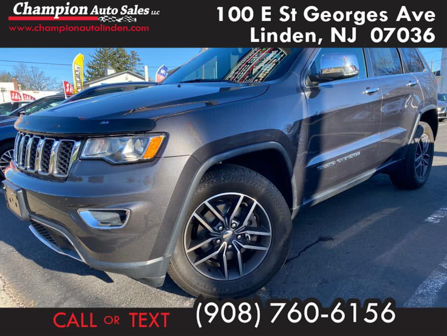 2017 Jeep Grand Cherokee Limited 4x4, available for sale in Linden, New Jersey | Champion Used Auto Sales. Linden, New Jersey