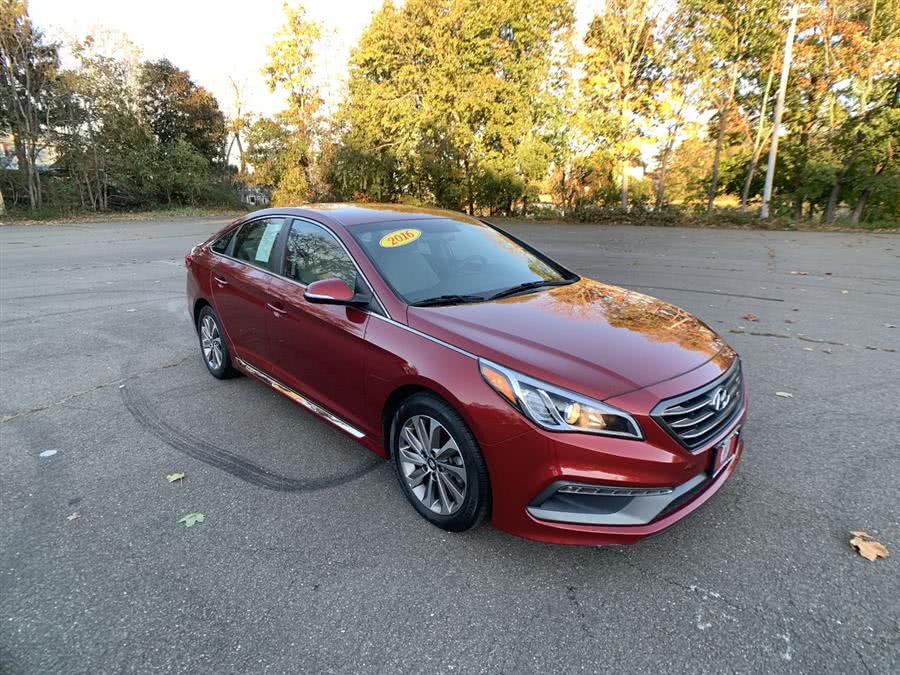 2016 Hyundai Sonata 4dr Sdn 2.4L sport PZEV, available for sale in Stratford, Connecticut | Wiz Leasing Inc. Stratford, Connecticut