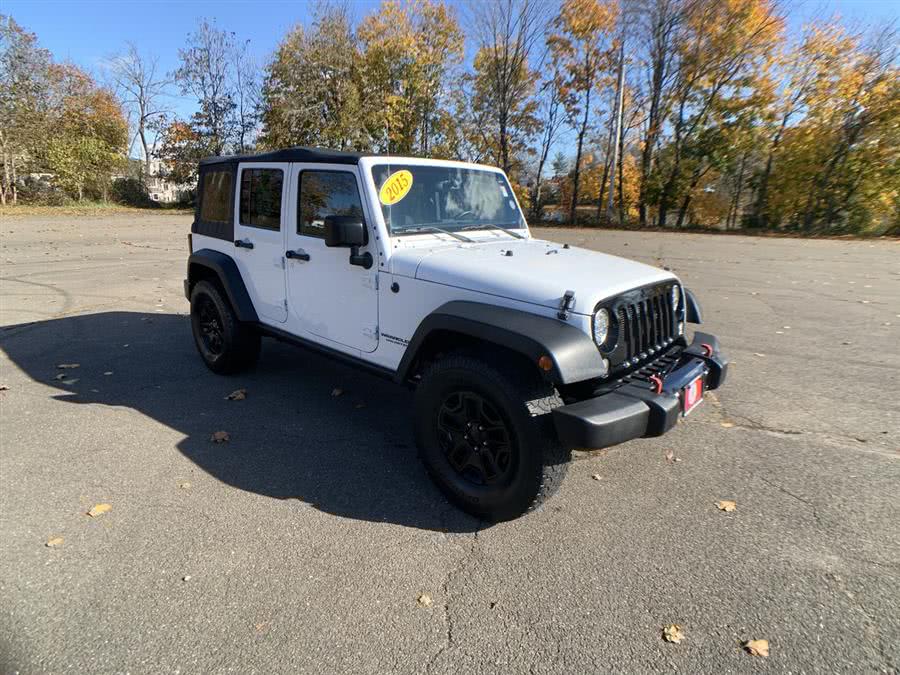 2015 Jeep Wrangler Unlimited 4WD 4dr Sport, available for sale in Stratford, Connecticut | Wiz Leasing Inc. Stratford, Connecticut