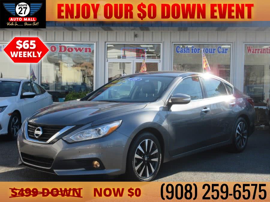 2018 Nissan Altima 2.5 SV Sedan, available for sale in Linden, New Jersey | Route 27 Auto Mall. Linden, New Jersey 2018 Nissan Altima 2.5 SV Sedan, available for sale in Linden, New Jersey | Route 27 Auto Mall. Linden, New Jersey