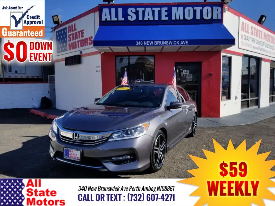 2017 Honda Accord Sedan Sport SE CVT, available for sale in Perth Amboy, New Jersey | All State Motor Inc. Perth Amboy, New Jersey