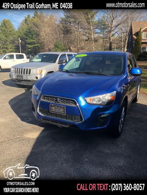 2015 Mitsubishi Outlander Sport AWD 4dr CVT ES, available for sale in Gorham, Maine | Ossipee Trail Motor Sales. Gorham, Maine