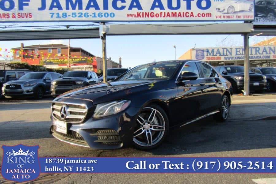 2017 Mercedes-Benz E-Class E300 Sport 4MATIC Sedan, available for sale in Hollis, New York | King of Jamaica Auto Inc. Hollis, New York