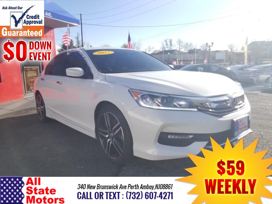 2017 Honda Accord Sedan Sport SE CVT, available for sale in Perth Amboy, New Jersey | All State Motor Inc. Perth Amboy, New Jersey 2017 Honda Accord Sedan Sport SE CVT, available for sale in Perth Amboy, New Jersey | All State Motor Inc. Perth Amboy, New Jersey