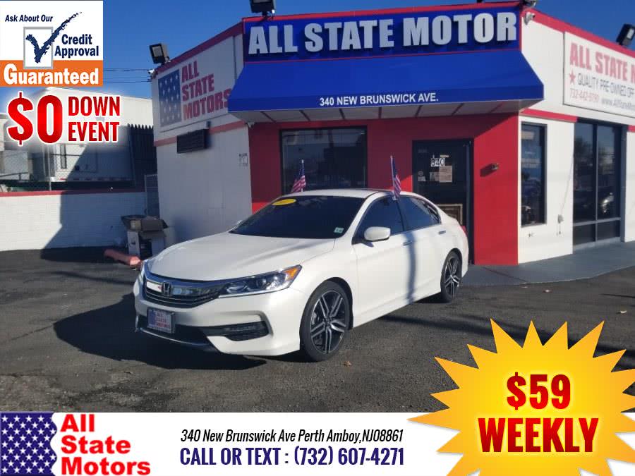 2017 Honda Accord Sedan Sport SE CVT, available for sale in Perth Amboy, New Jersey | All State Motor Inc. Perth Amboy, New Jersey 2017 Honda Accord Sedan Sport SE CVT, available for sale in Perth Amboy, New Jersey | All State Motor Inc. Perth Amboy, New Jersey